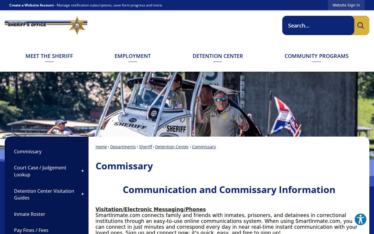 Garland County arrest lookup commissary and inmate mail page